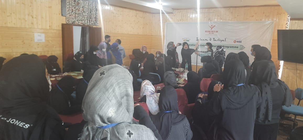 Women participating in a community outreach programme